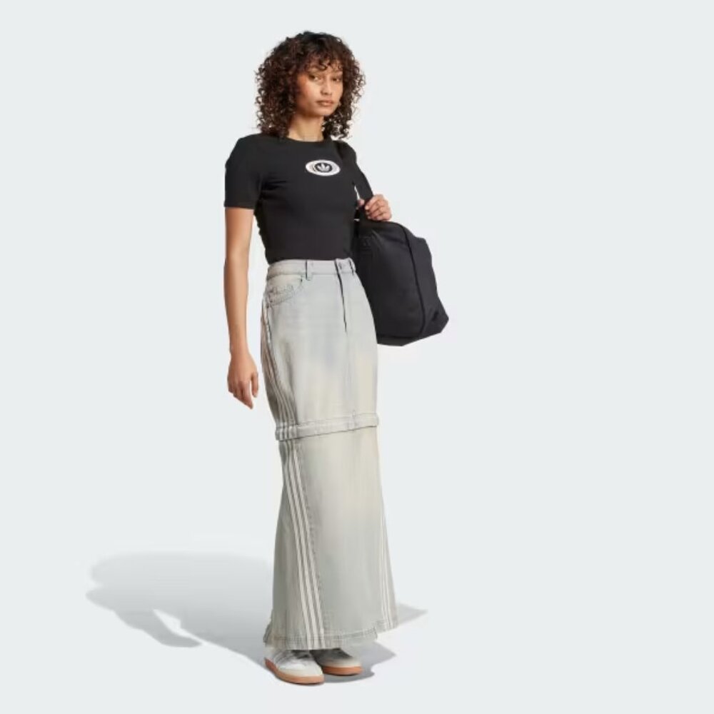 adidas Women Adilenium Season 3 Two-In-One Denim Skirt